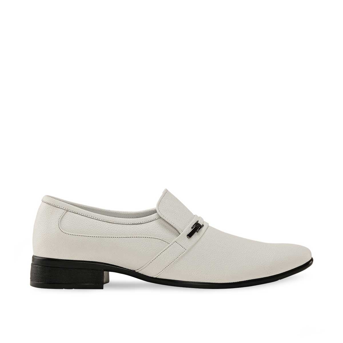 Regal | Regal Mens White Formal Leather Slip On Shoes