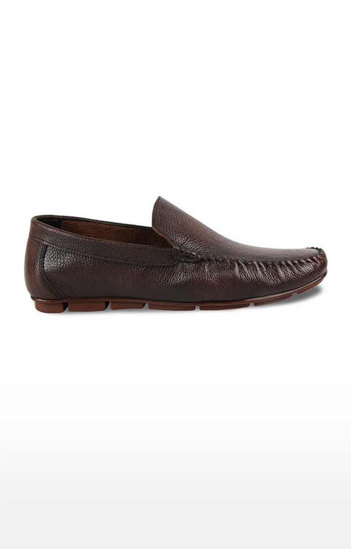 Men's Brown Leather Loafers