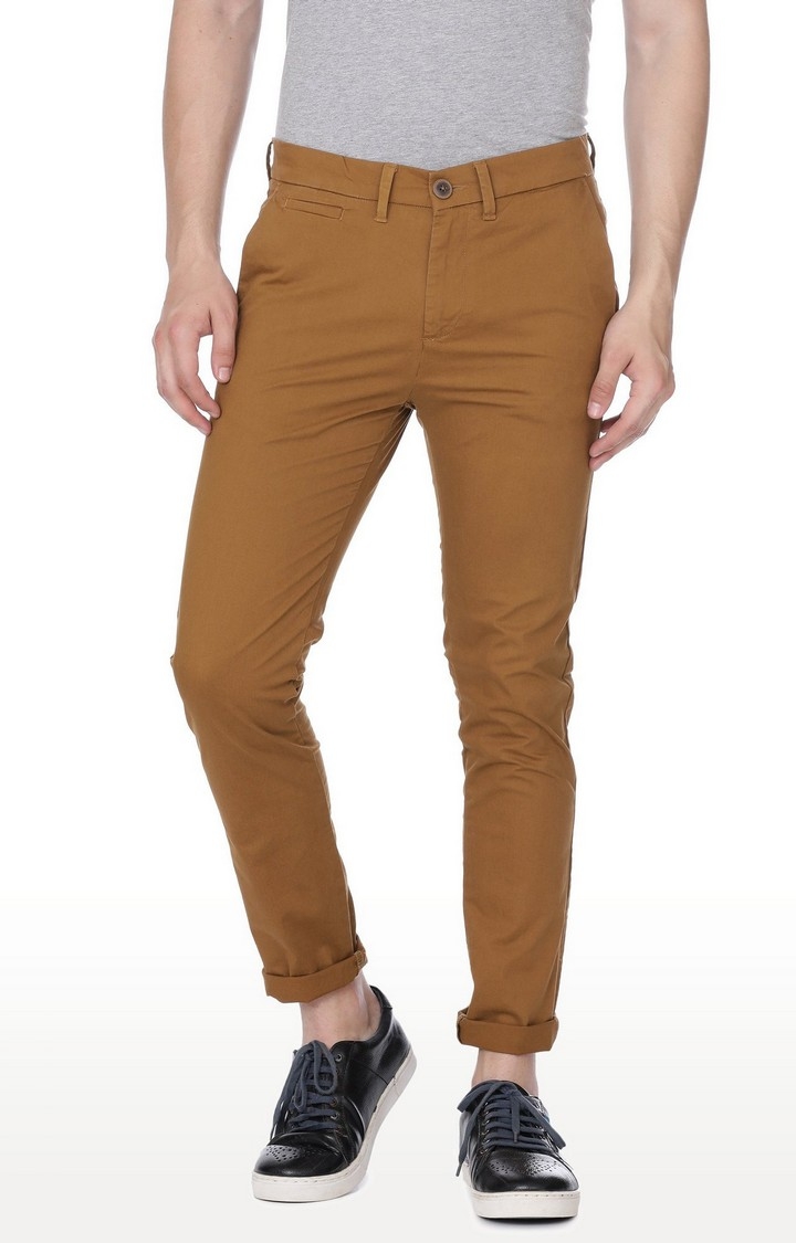 Voi Jeans | Brown Chinos For Men