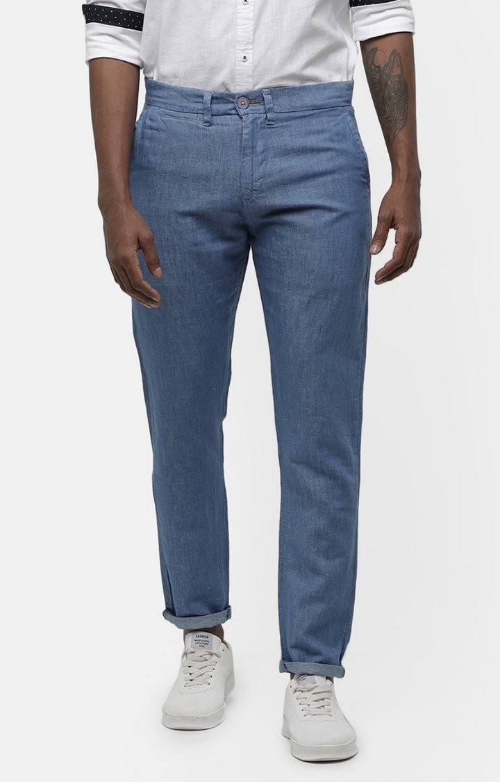 Voi Jeans | Blue Chinos For Men