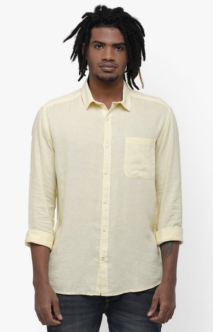 Voi Jeans | Yellow Casual Shirts (VOSH1334)