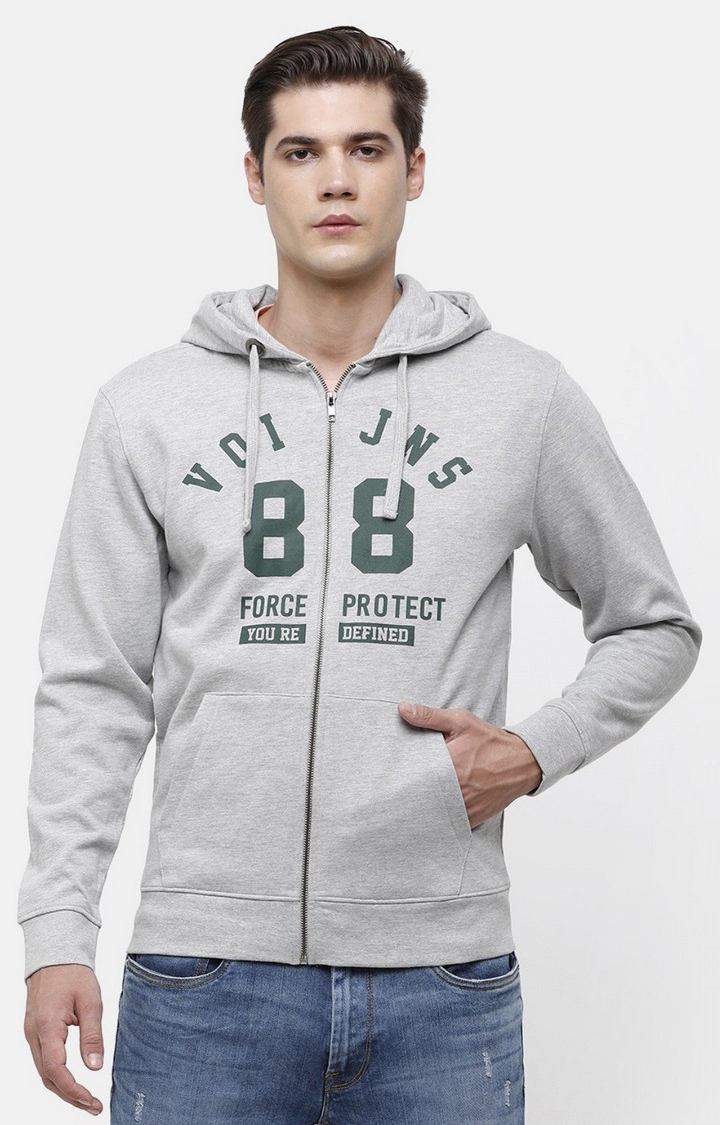Voi Jeans | Grey And Green Hoodies For Men