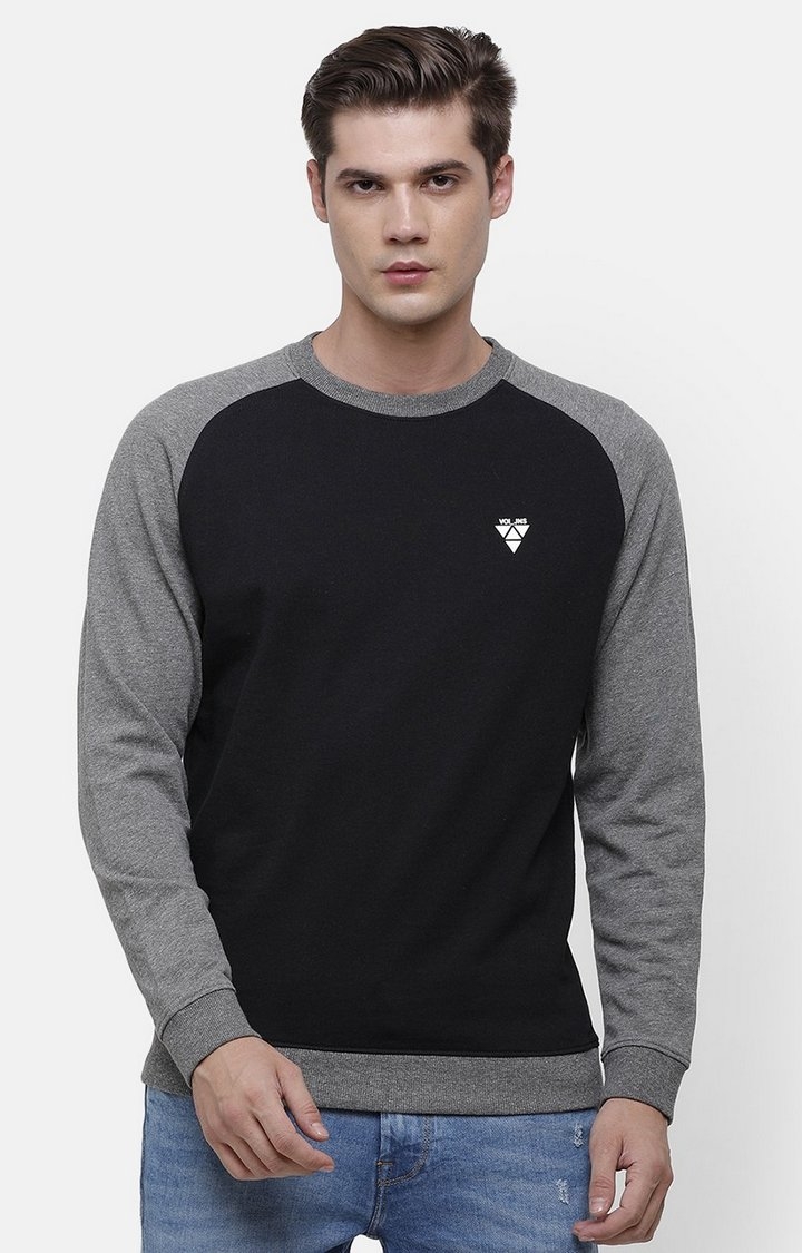 Voi Jeans | Black & Grey Sweatshirt (VOSS0963 )