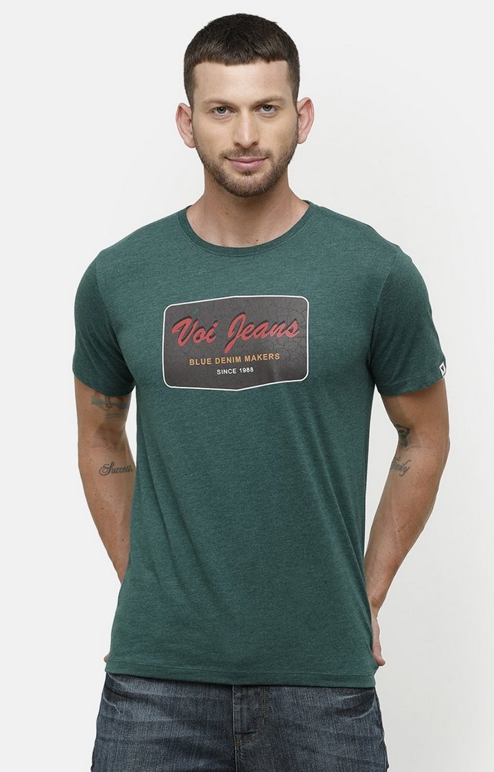 Voi Jeans | Green T-Shirts (VOTS1580)