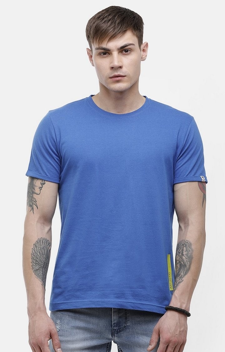 Voi Jeans | Blue T-Shirt For Men