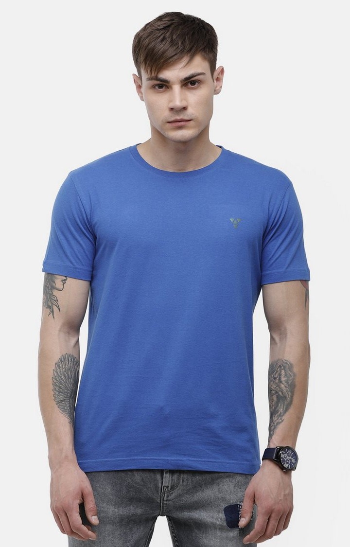 Voi Jeans | Blue T-Shirt For Men