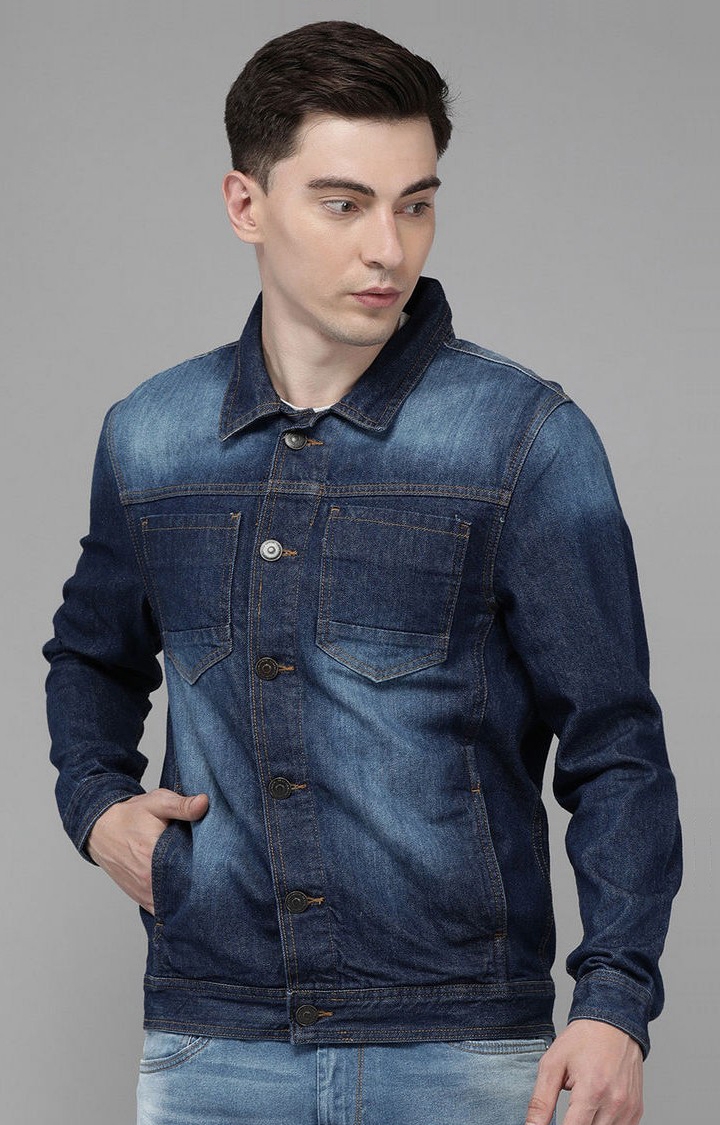 Voi Jeans | Men Blue Denim Jacket