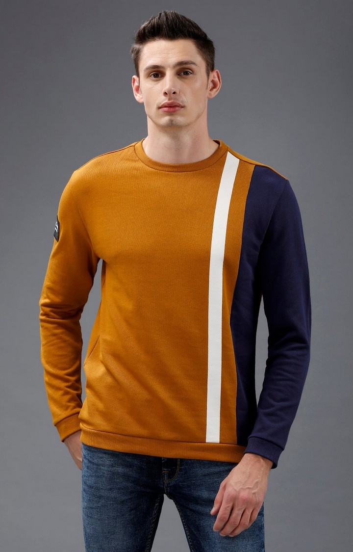 Voi Jeans | Men's Brown Casual Sweatshirt