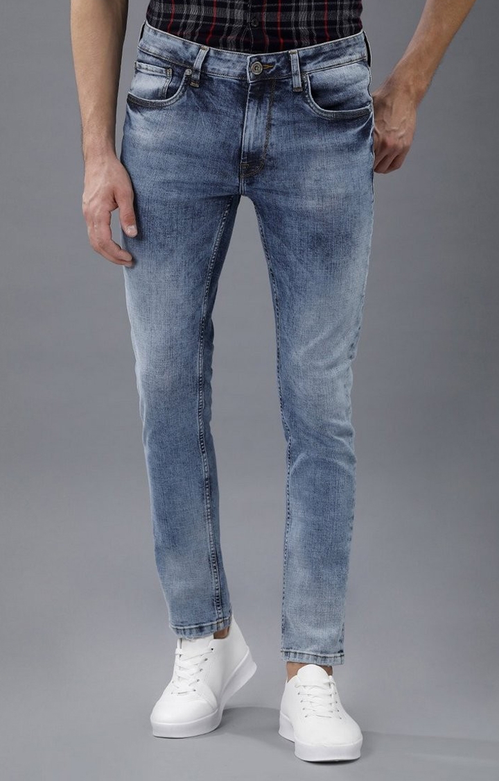Voi Jeans | Blue Denim Slim Jeans for Men