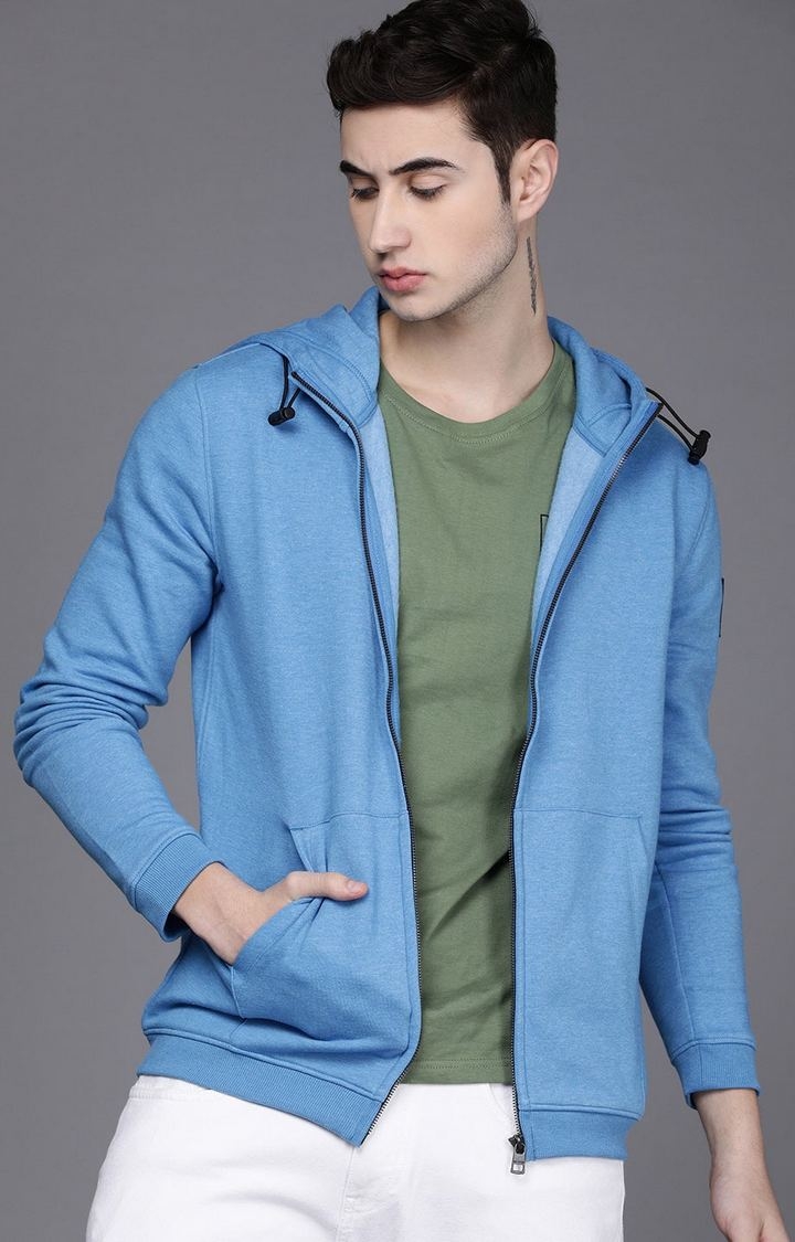 Voi Jeans | Men's Front Zip Hooded Shweatshirt (VOSS0993)