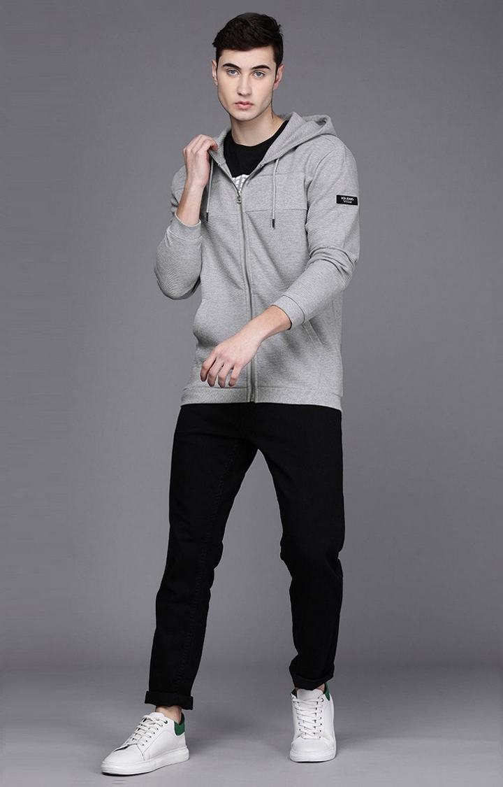Voi Jeans | Men's Front Zip Hooded Sweatshirt 1