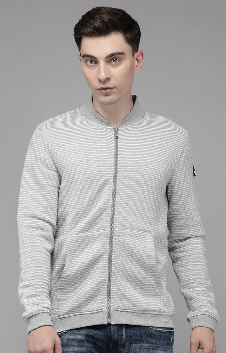 Voi Jeans | Men's Grey Reversible Sweatshirt