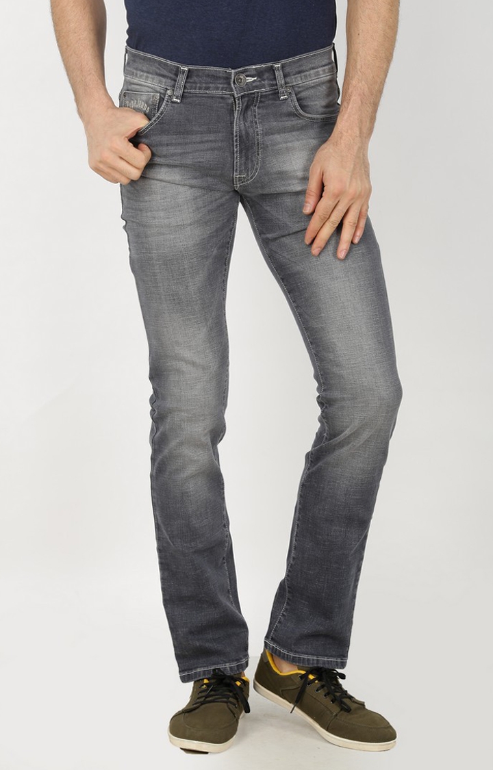 Men Grey Slim Jeans