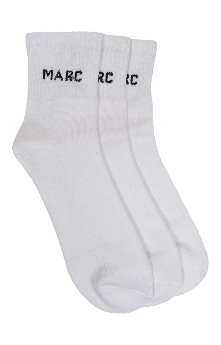 MARC | White Solid Socks