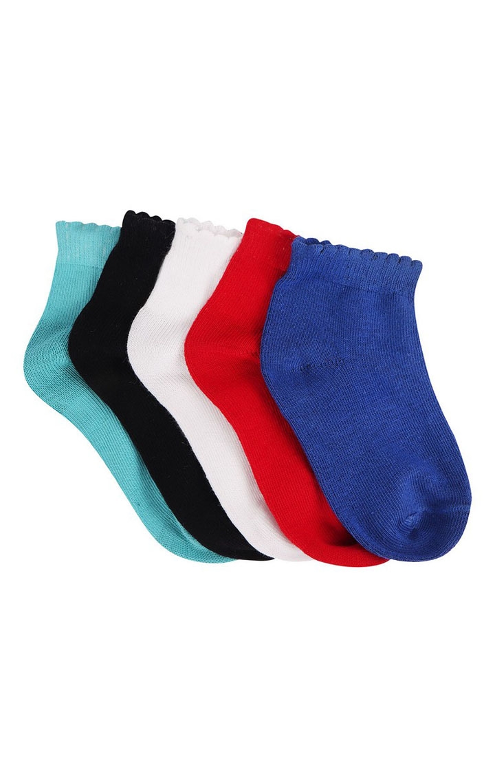 Multicoloured Solid Socks