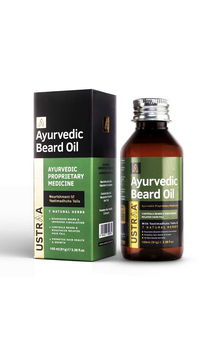 Ustraa | Ustraa Ayurvedic Beard Oil-100ml