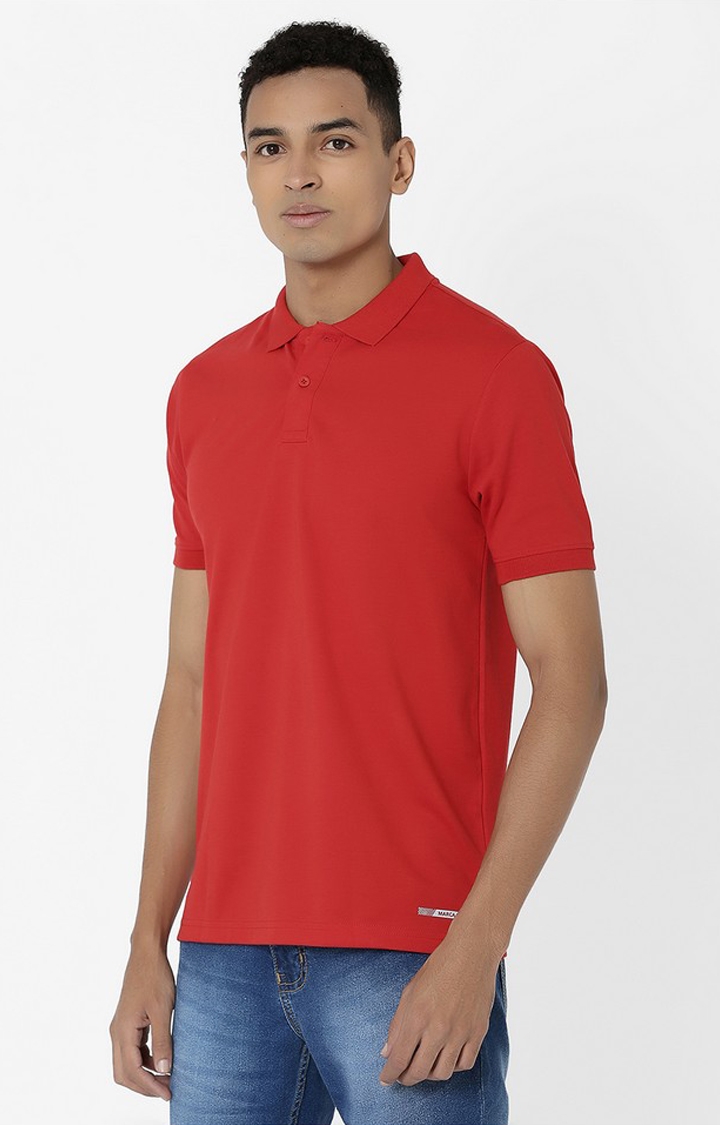 MARCA DISATI | Red Solid Polos