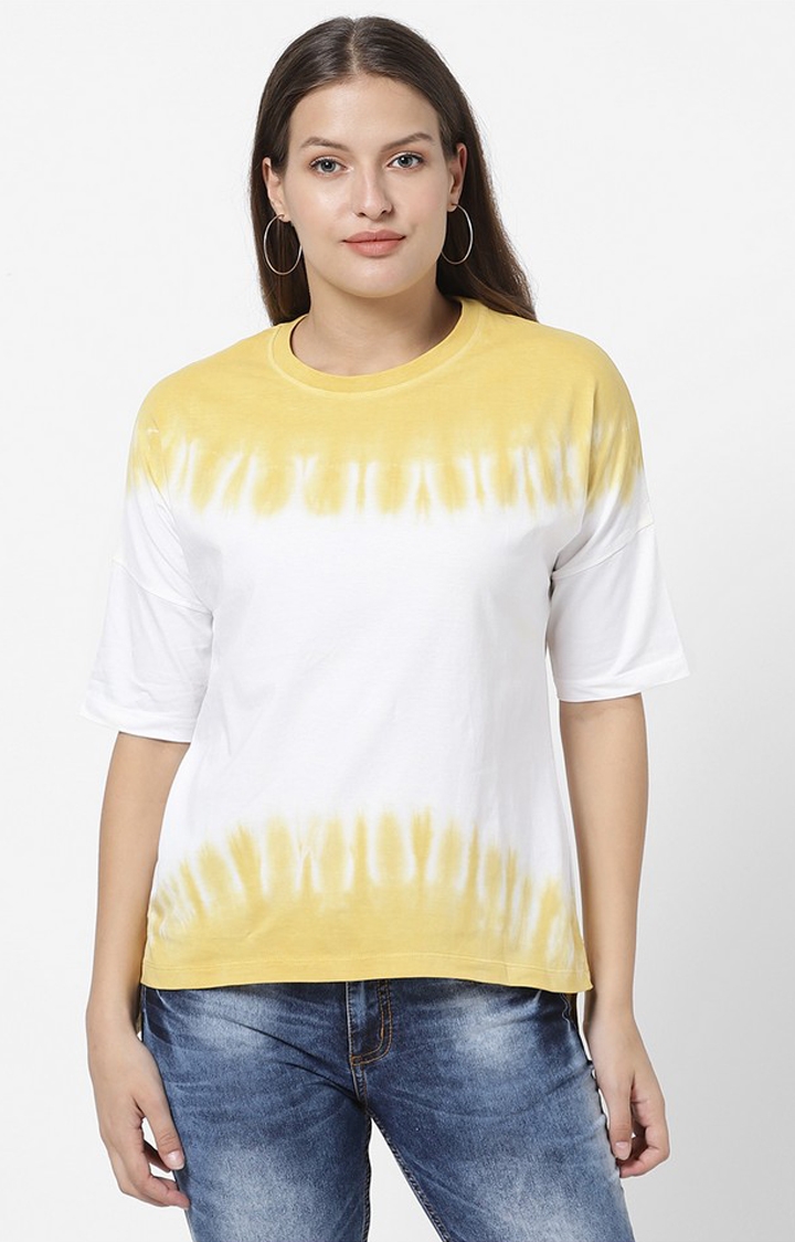 MARCA DISATI | Mustard Tie Dye T-Shirts