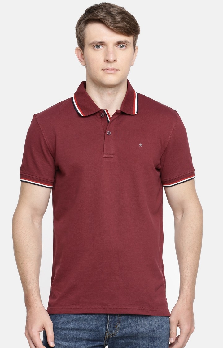 celio | Red Solid T-Shirt