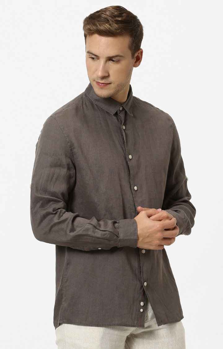 Celio Grey Casual Shirt