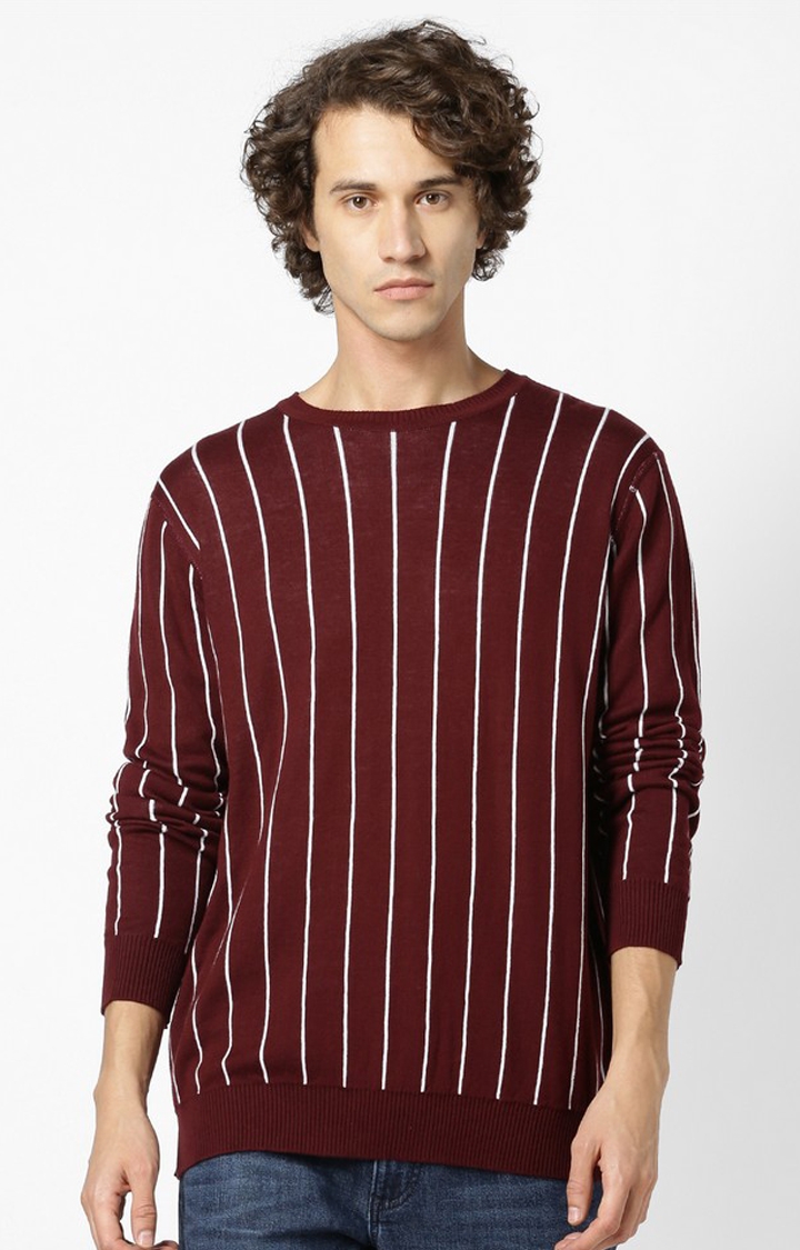celio | Burgundy Sweaters