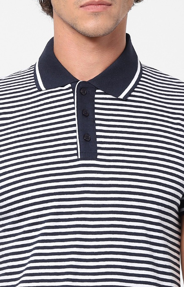 Regular Fit Linen Polo T-Shirt