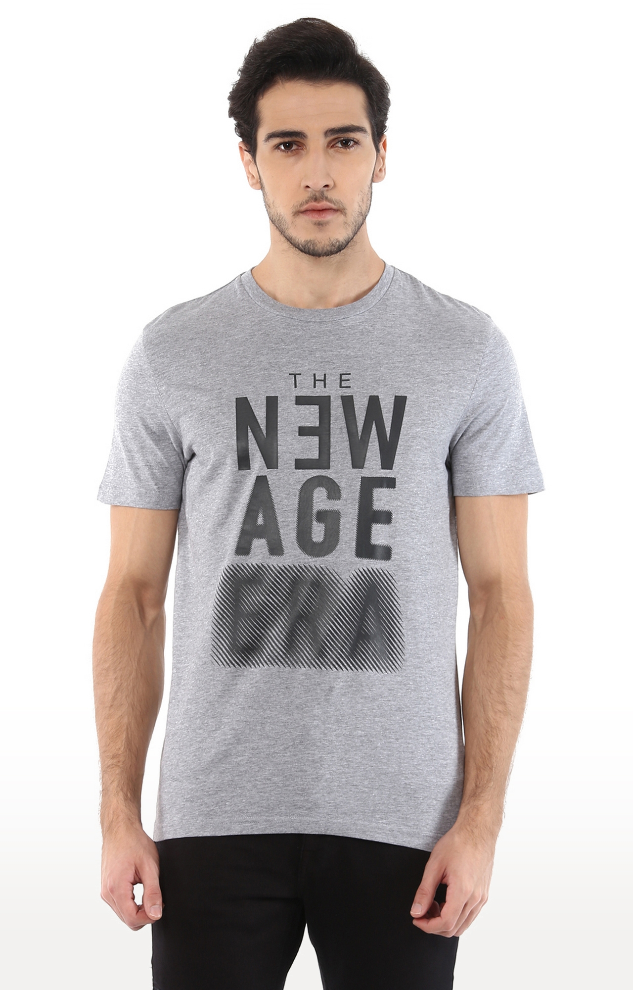 Grey Printed T-Shirt