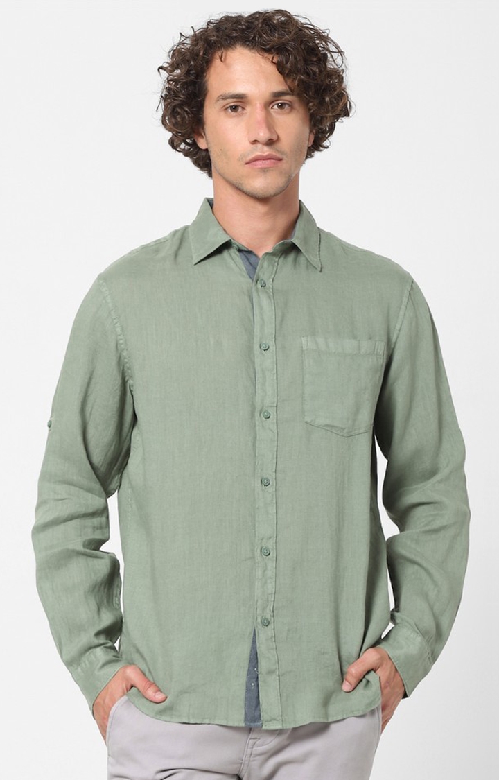 celio | 100% Linen Casual Shirt