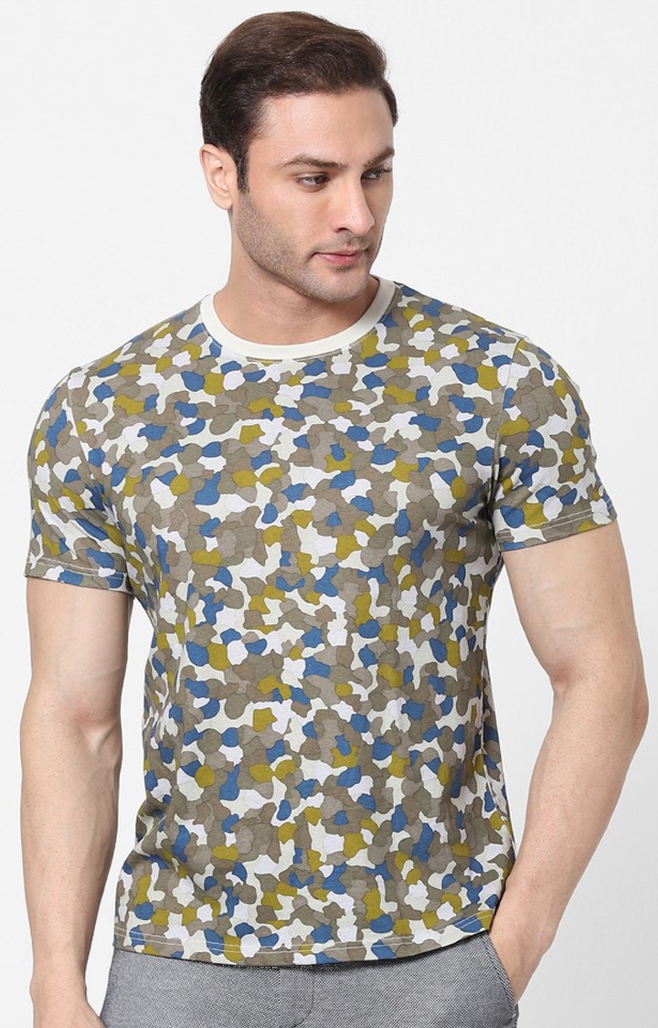 Multicolour Camouflage T-Shirts