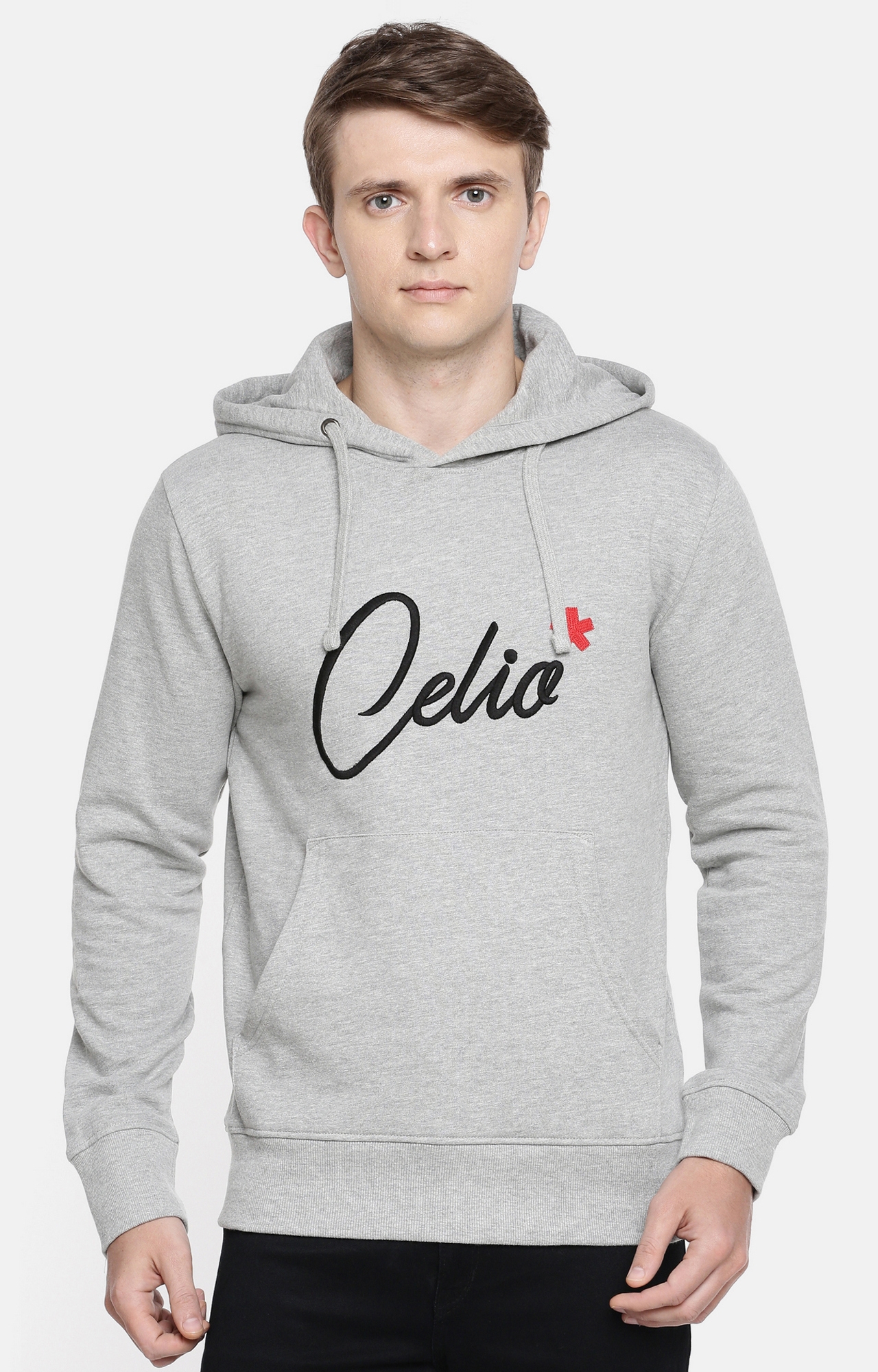 Celio Grey Printed Sweatshirts