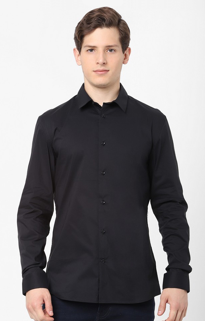 Black Full Sleeves Shirt 