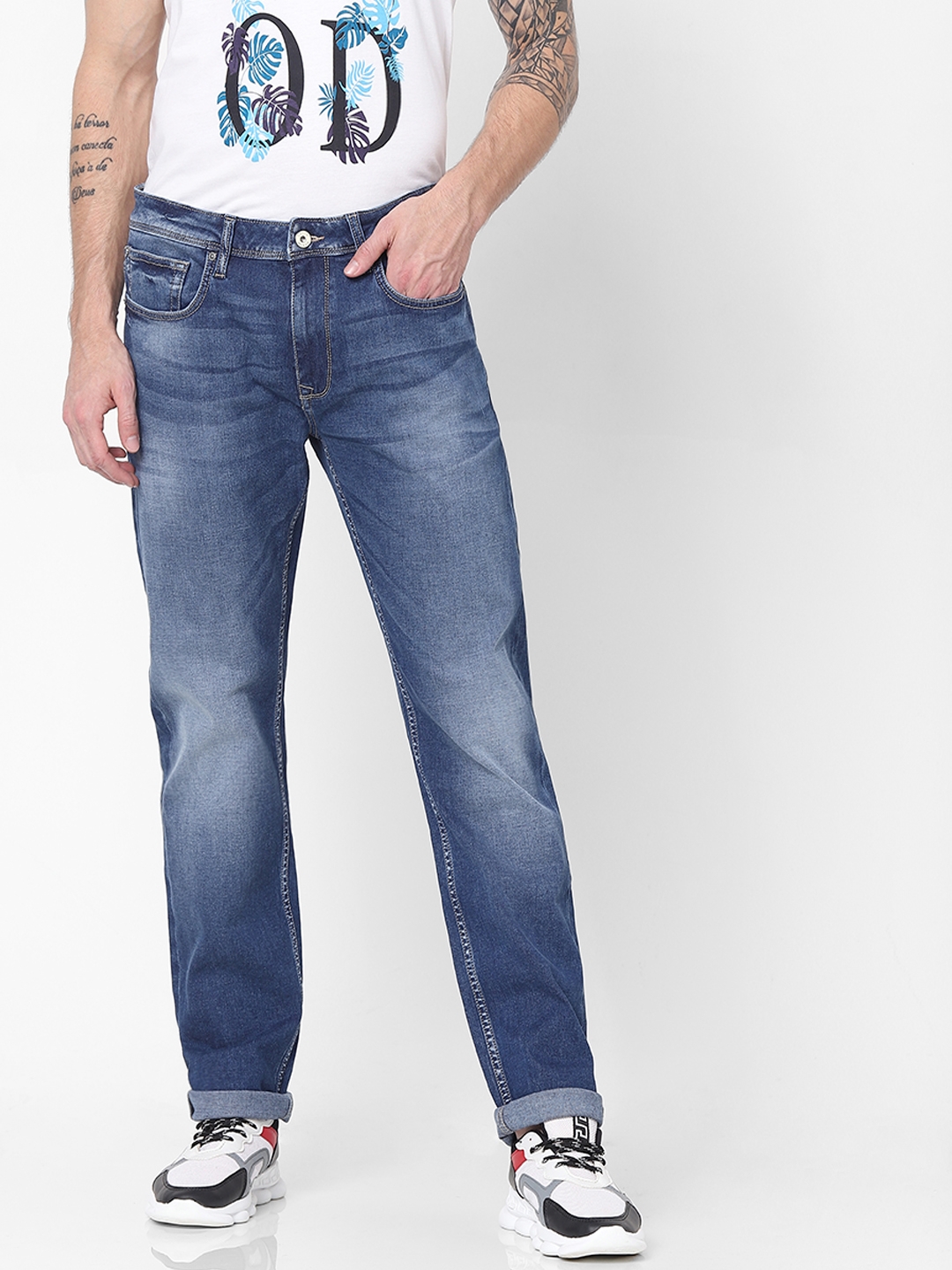 celio | Blue Slim Fit Jeans 