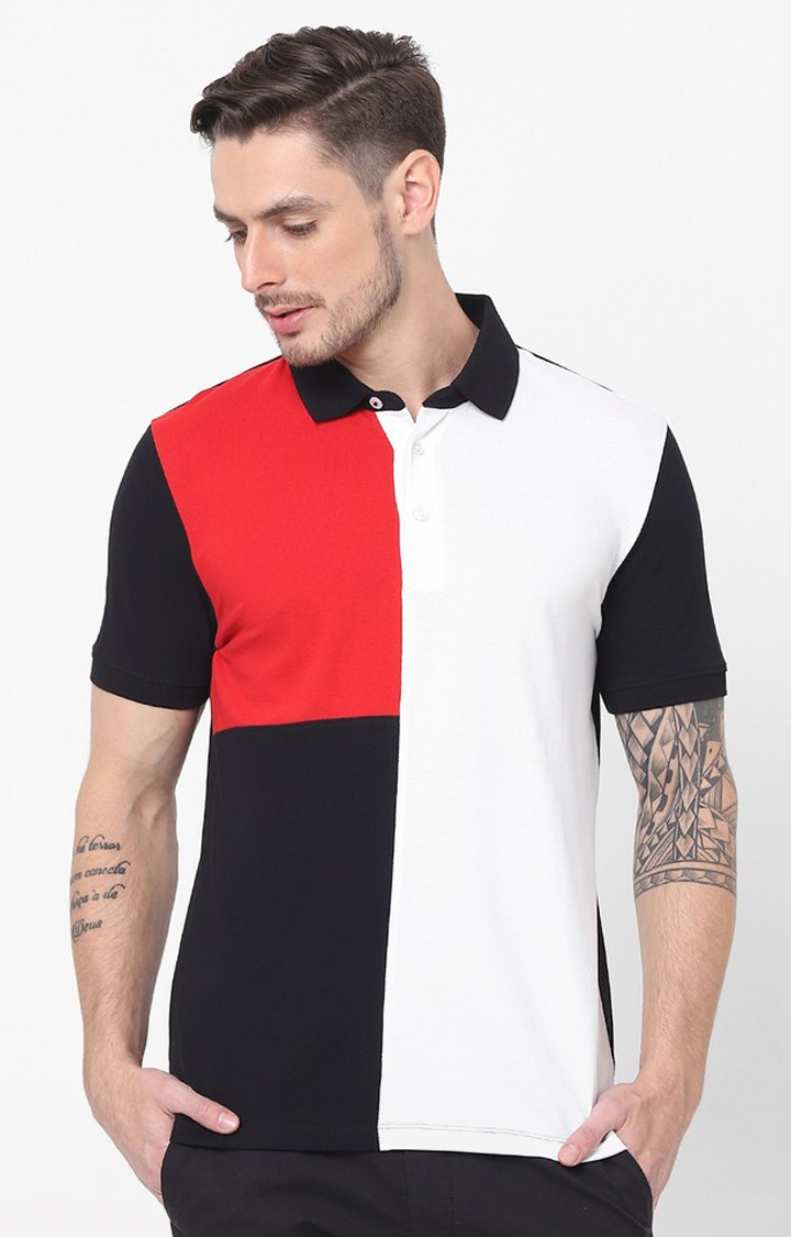 celio | Red Polo T-Shirt