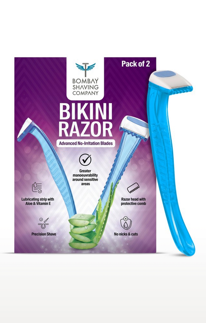 Bombay Shaving Company | Bikini Line Hair Removal Razor for Women (Pack of 2)