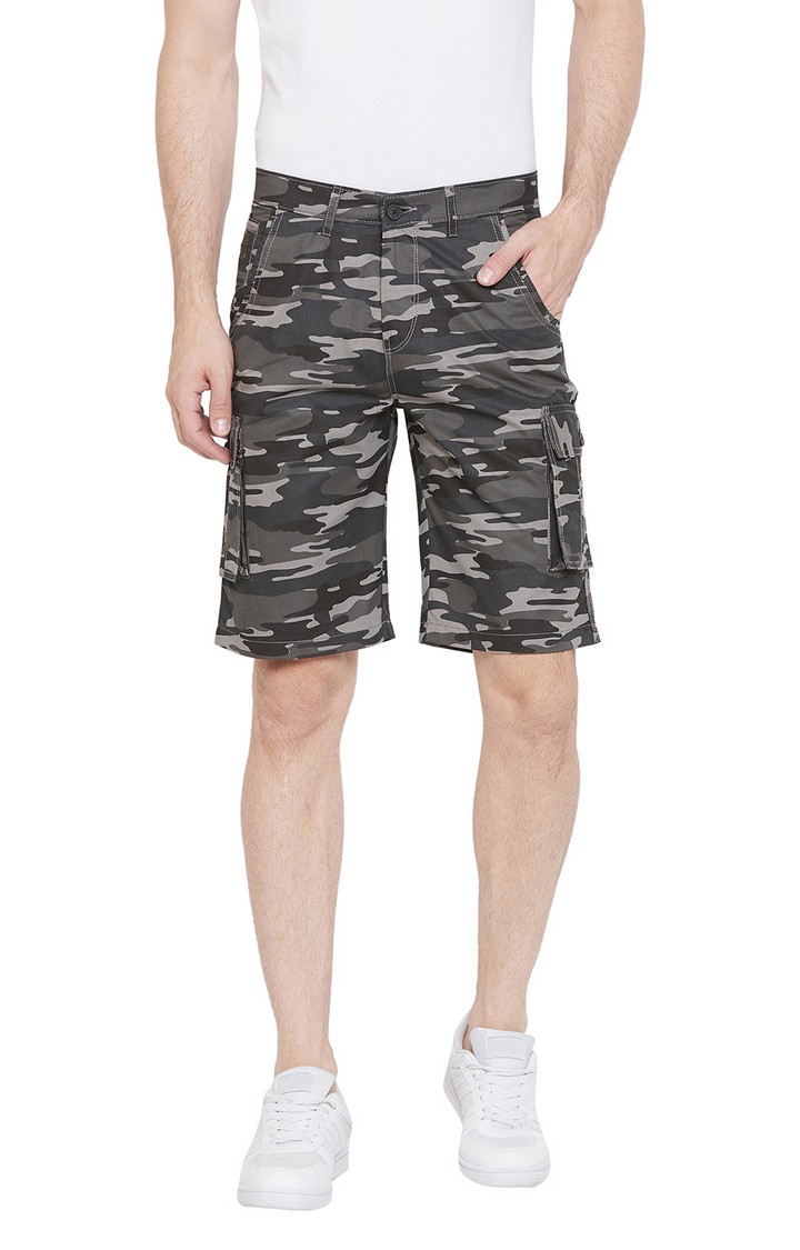  Grey Camouflage Shorts