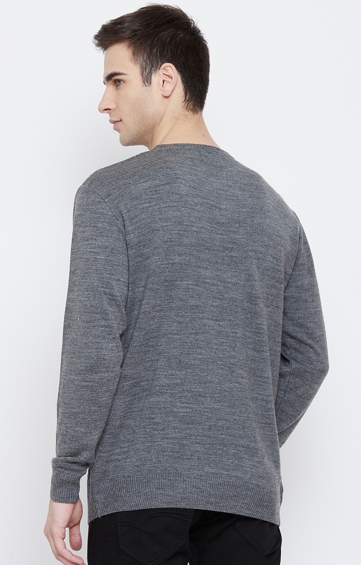 Grey Colourblock Sweaters