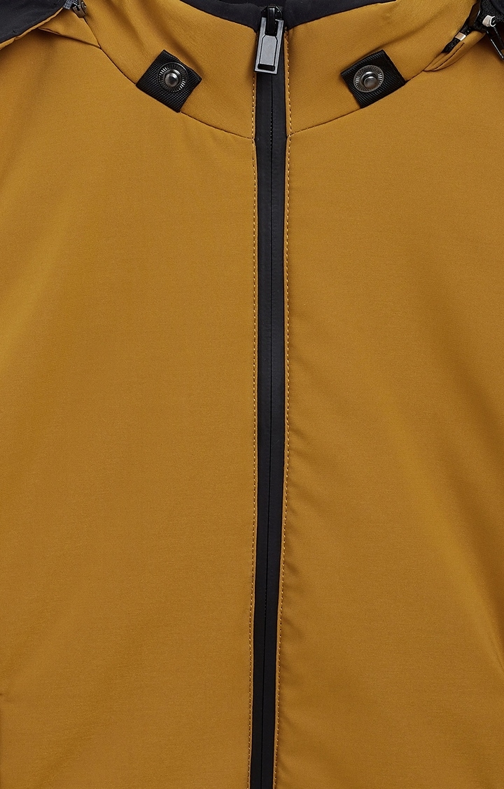 Yellow Solid Western Jacket
