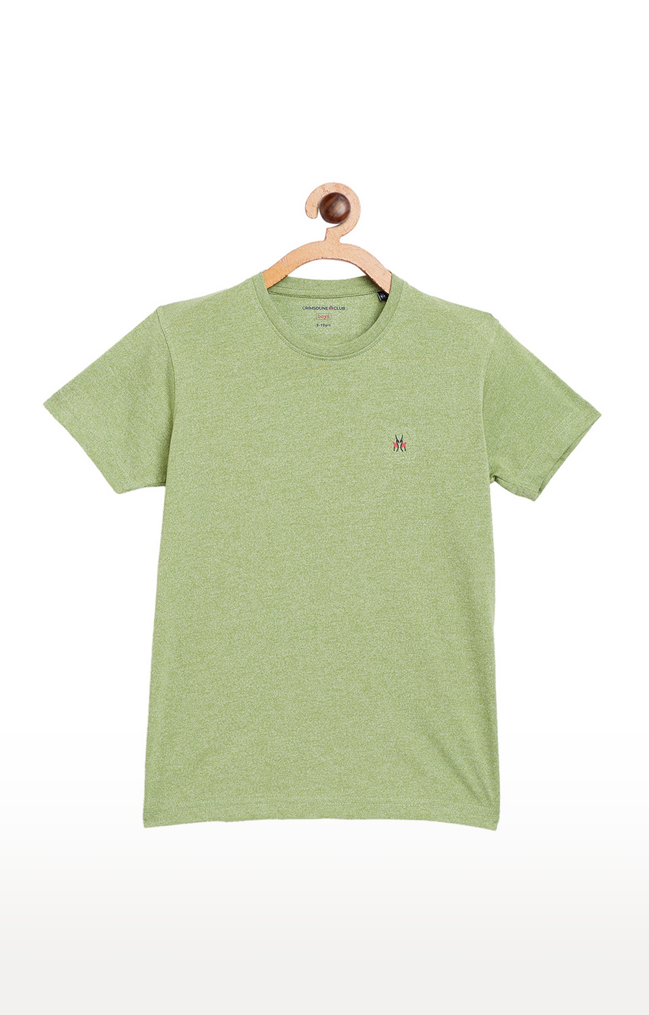 Crimsoune Club | Green Solid T-Shirt