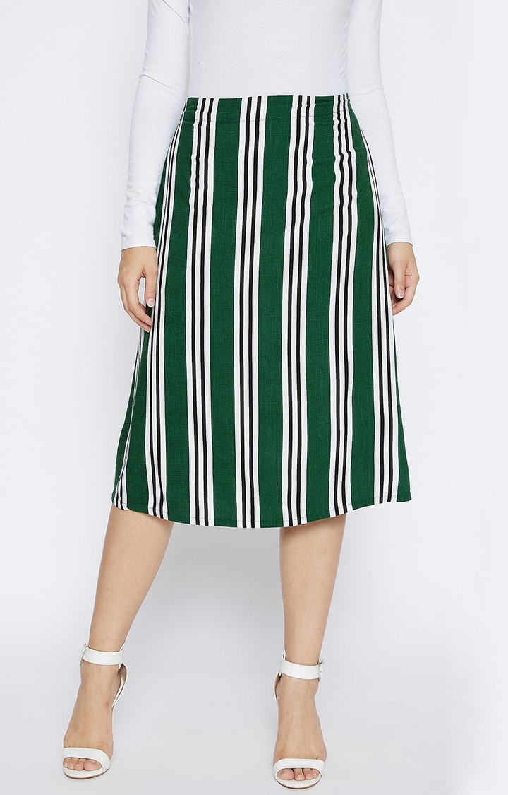 Crimsoune Club | Green Striped Skits