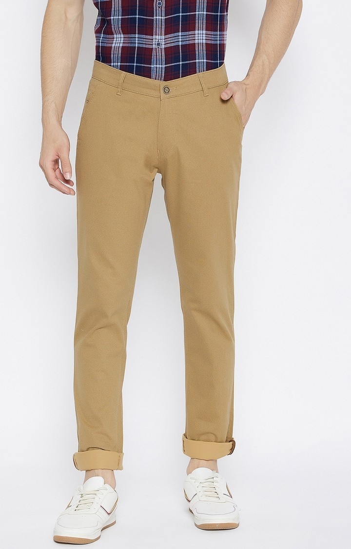 Crimsoune Club | Khaki Solid Trousers