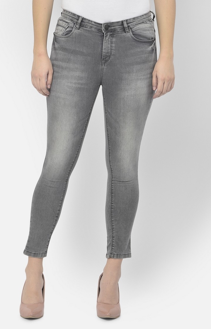 Crimsoune Club | Grey Solid Jeans