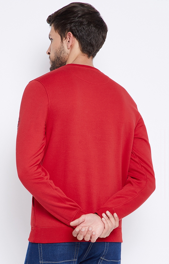 Red Printed Sweatshirts