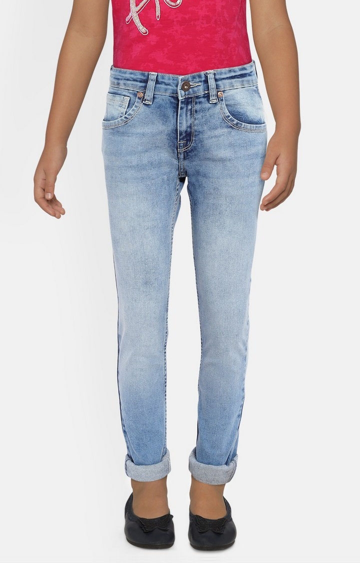 Boys Blue Tapered Jeans