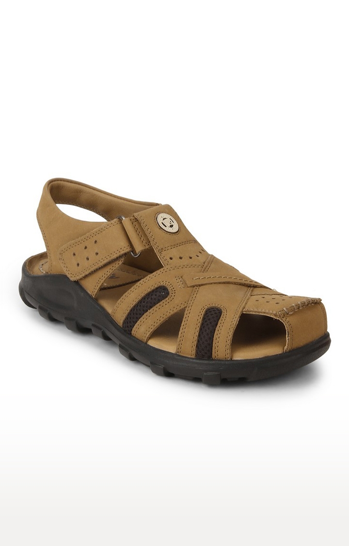RED CHIEF | Men's Brown Leather Sandals