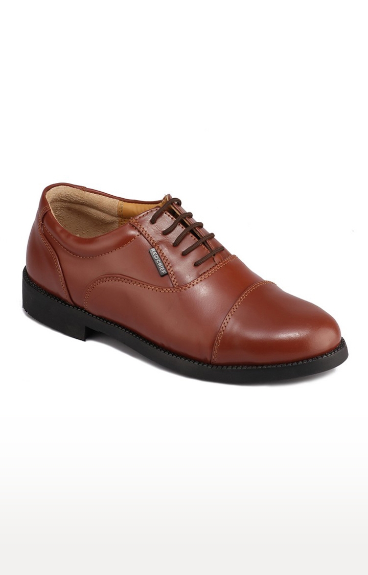 RED CHIEF | Men's Brown Leather Formal Lace-ups