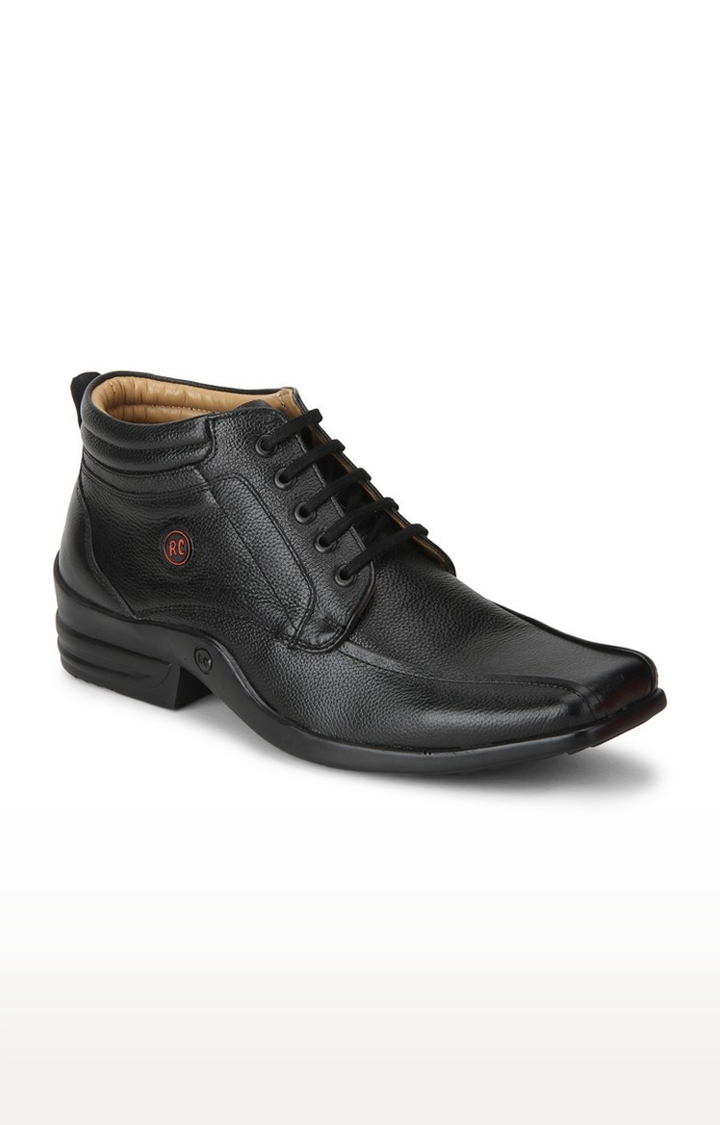 RED CHIEF | Men's Black Leather Boots