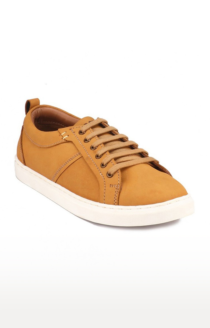RED CHIEF | Men's Brown Leather Sneakers