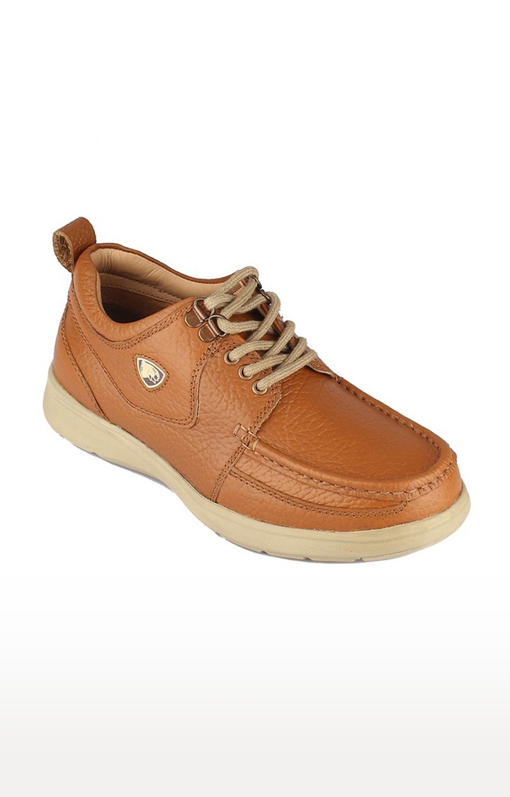 RED CHIEF | Men's Brown Leather Casual Lace-ups