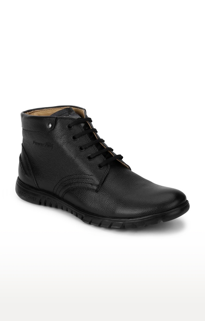 RED CHIEF | Men's Black Casual Lace-ups