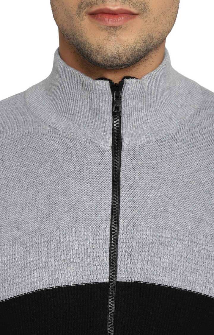 Men's Grey Cotton Sweaters